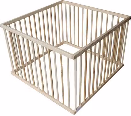 Box per bambini in legno di faggio - 100x100 cm