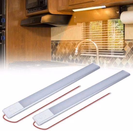Striscia luminosa a LED per tetto di camper, 12 volt, dimmerabile, con interruttore con memoria
