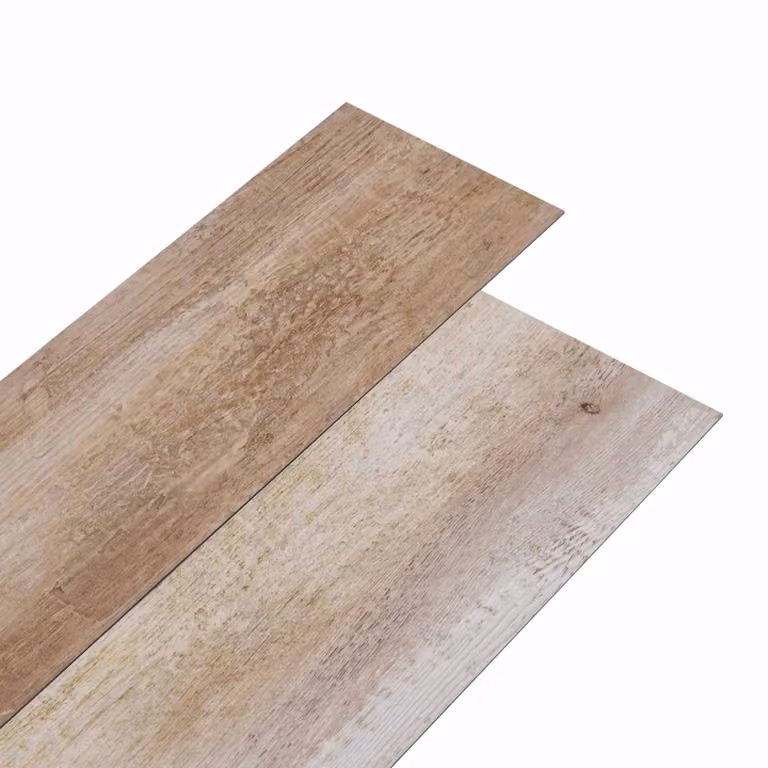Plance per pavimenti autoadesive in PVC effetto legno vidaXL, marrone e beige, L: 61,0 cm, P: 30,5 cm, H: 0,5 cm