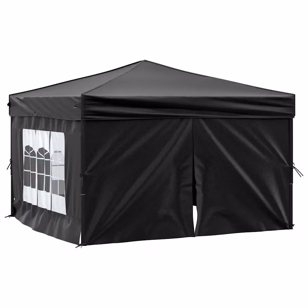 Tenda Hip Videx con Pareti Laterali e Finestra, Colore Nero, in Acciaio e Poliestere, L/P/H: 291 x 245 x 291 cm – 2