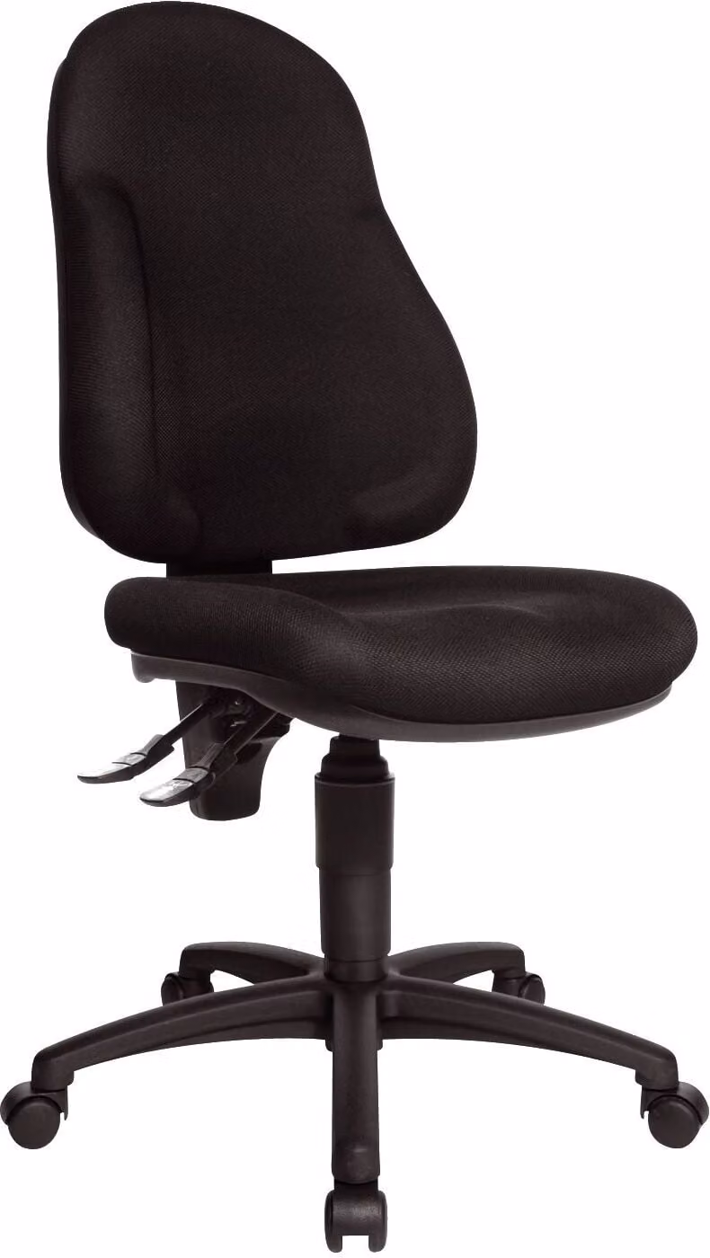 Topstar® 8050 BC0 Bürodrehstuhl Wellpoint 10 ohne Armlehnen schwarz