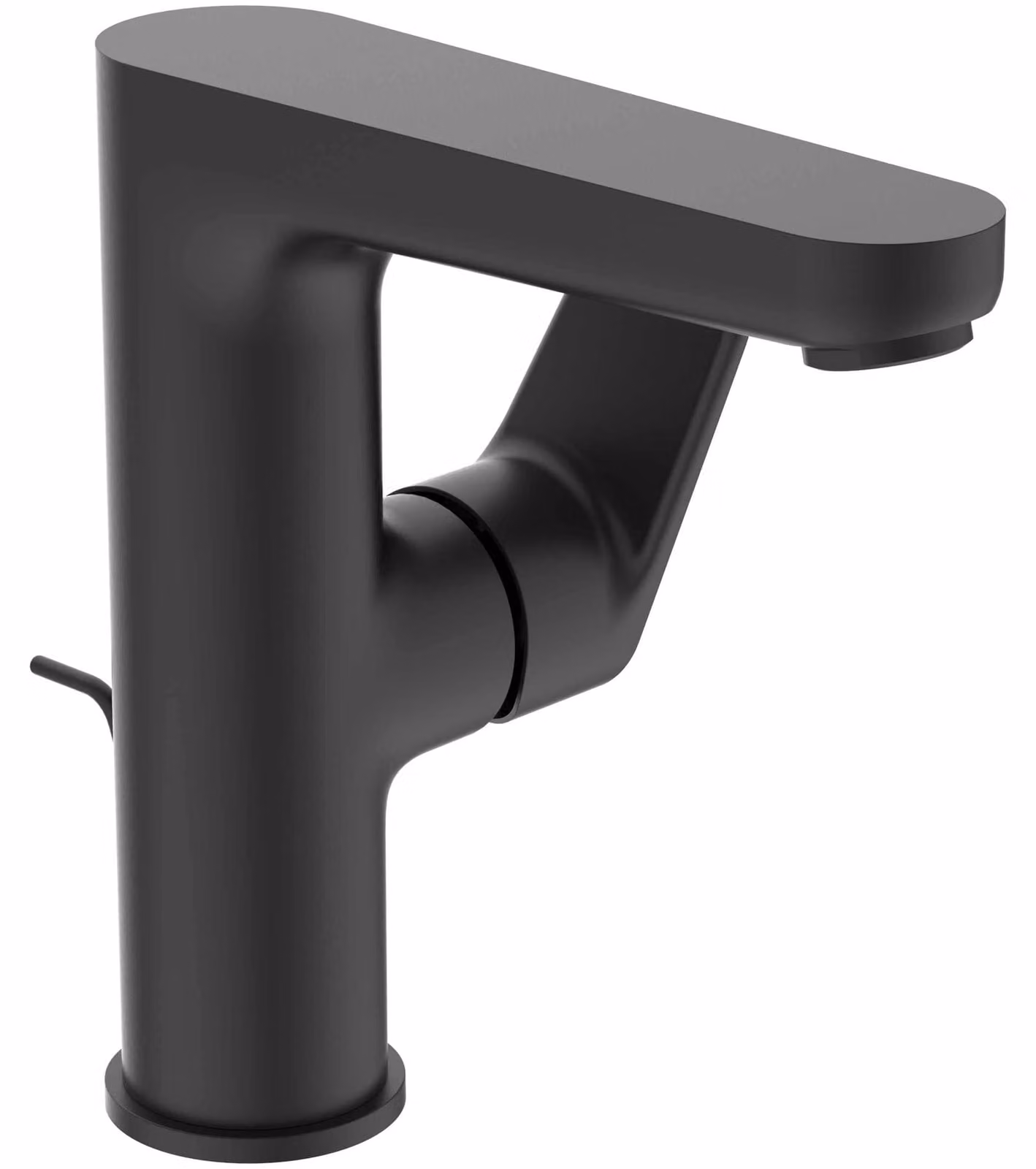 Miscelatore per lavabo Cerafine O BlueStart, nero, monoblocco, portata massima 5 l/min