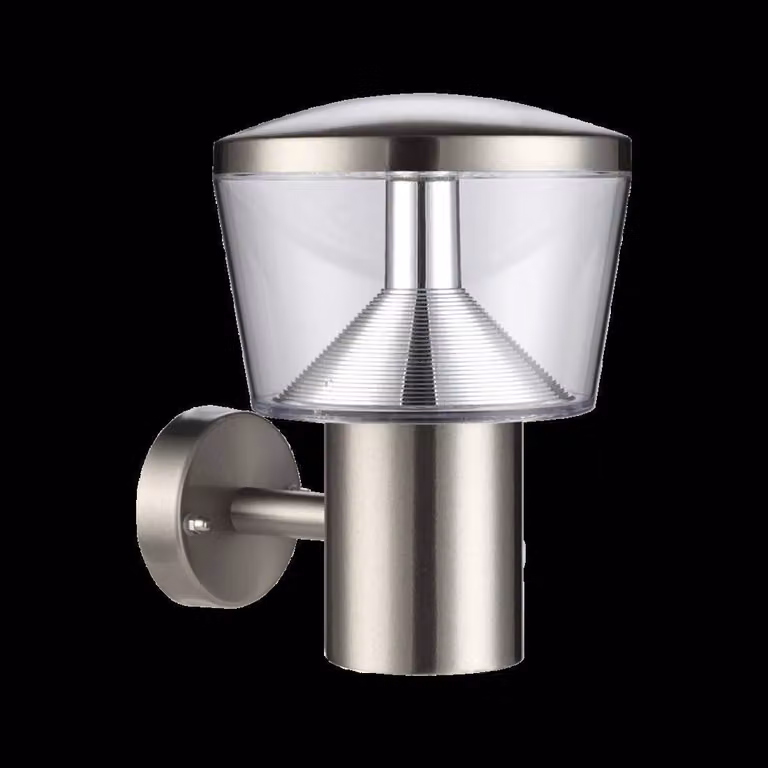 Applique LED DUBLIN 11W, IP44, 4000 K, acciaio inox L L: 160, L: 190, H: 215