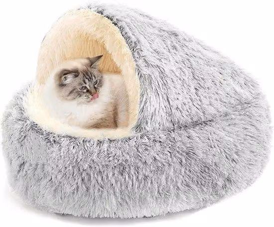 Morbido lettino per cani in peluche, antiscivolo, in pile spesso, lavabile, per cuccioli e gatti