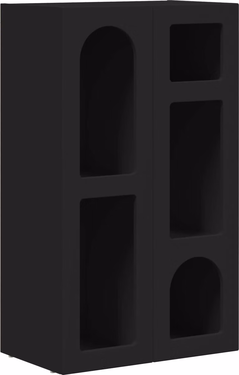 Credenza Nero 59 x 35 x 100,5 cm Legno multistrato