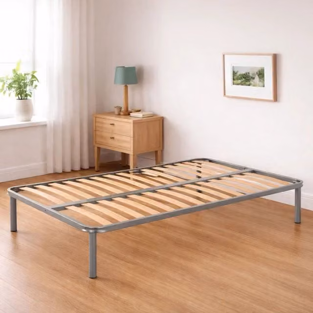 Rete letto matrimoniale ortopedica Talamo Italia in multistrato di betulla con 14 doghe L: 180 cm, P: 200 cm, H: 34 cm – 1