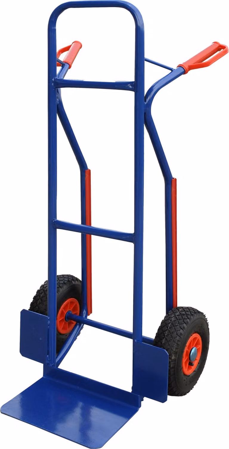 Carrello porta sacchi Carrello da trasporto 200 kg in acciaio blu ******
