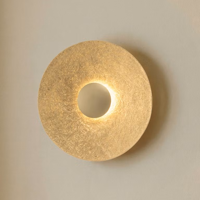 Applique da parete a LED Sole S SIGMA, Ottone / Oro, Soggiorno / Sala da pranzo, Metallo, Applique a LED