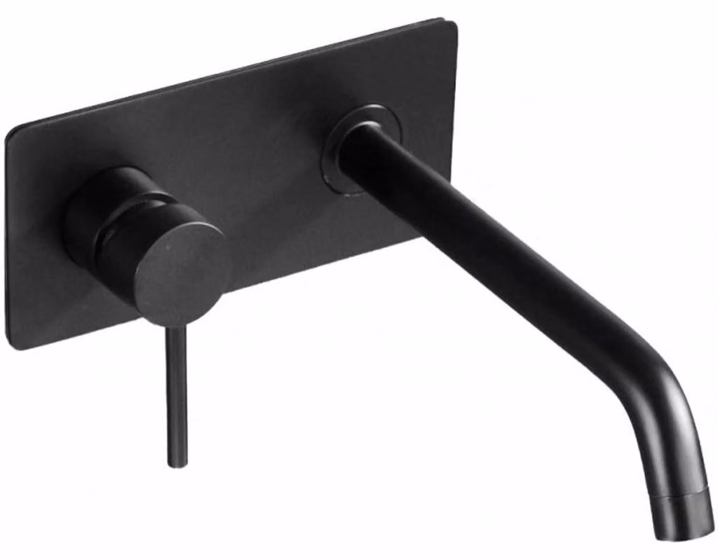 CERANO - Miscelatore da incasso per lavabo Tiziana - box - nero opaco