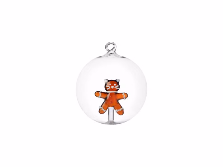 Sweet&Candy Pallina di Natale - Gatto di Pan di Zenzero
