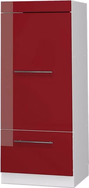 Mobile cucina dispensa Fame-Line Bordeaux lucido/Bianco 60 cm Vicco
