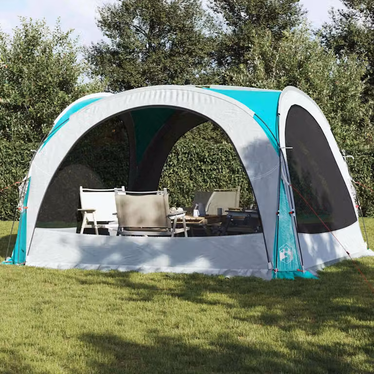 vidaXL Tenda per Feste Verde Impermeabile in Poliestere e Fibra di Vetro L: 360 cm, P: 215 cm