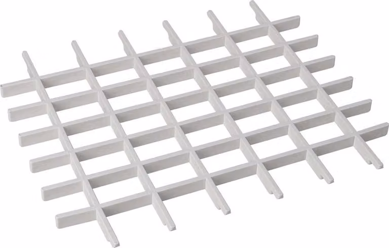 Accessori Aqualine - Griglia universale per lavelli sospesi, plastica, bianco PI5020