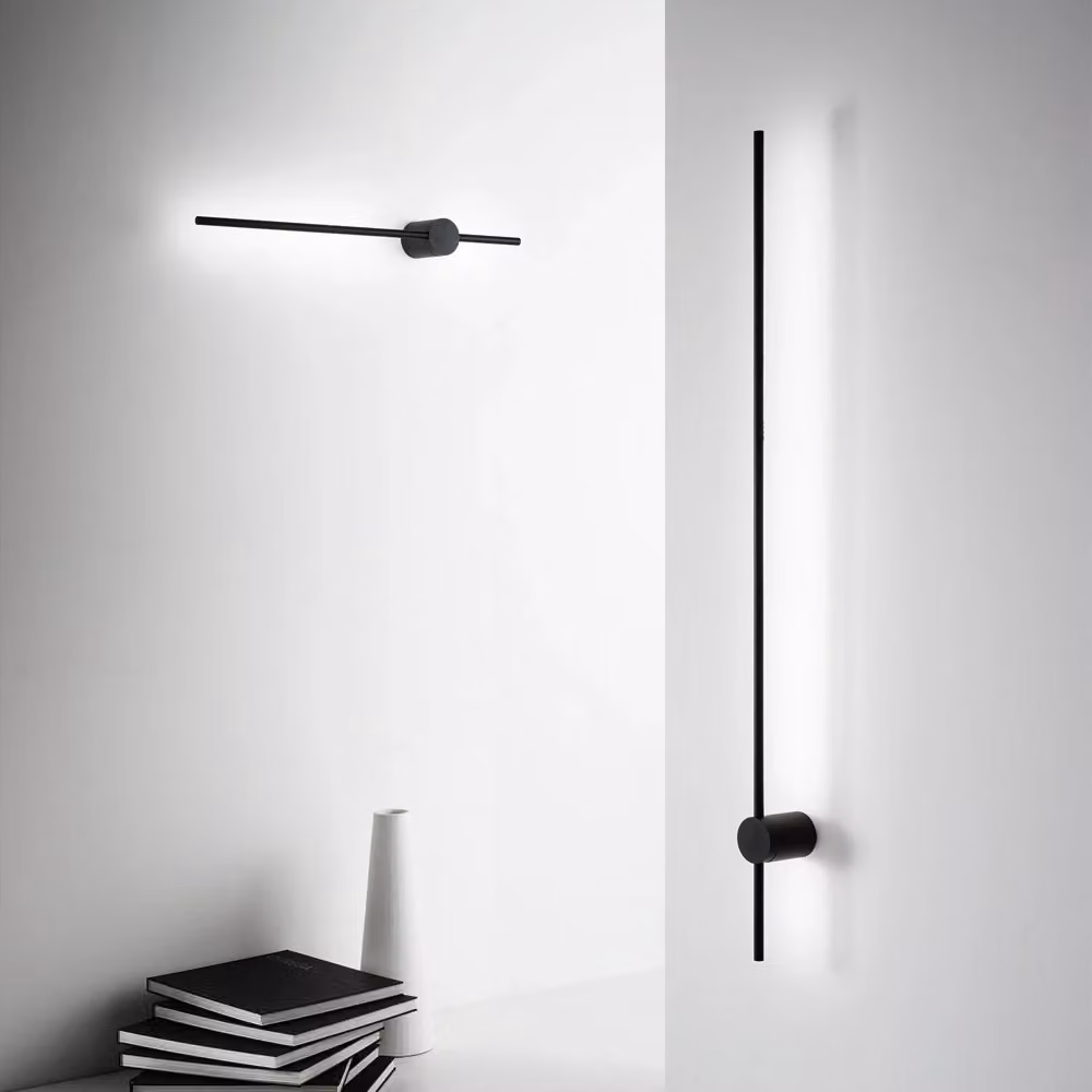 Applique Industrial-Minimal Essence IDEAL LUX in Metallo Nero con LED da 20W e Luce Calda 3000K – 2