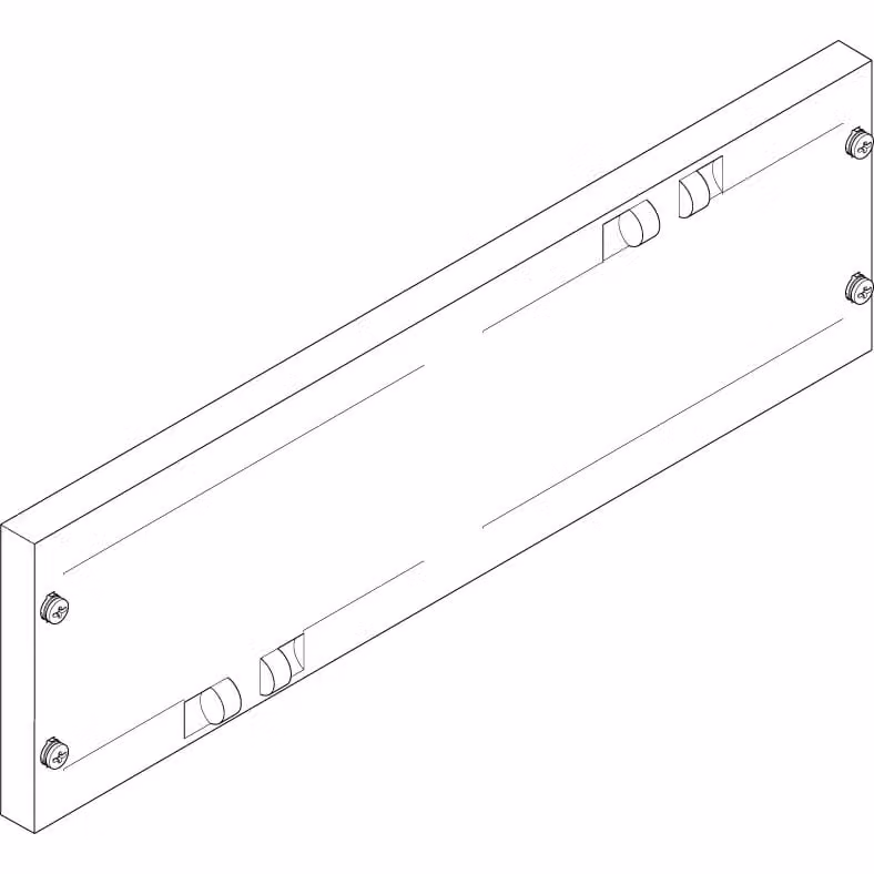 Piastra di copertura ABN 500x150 mm 2FB/1RE chiusa (10 pezzi) FAG21N10