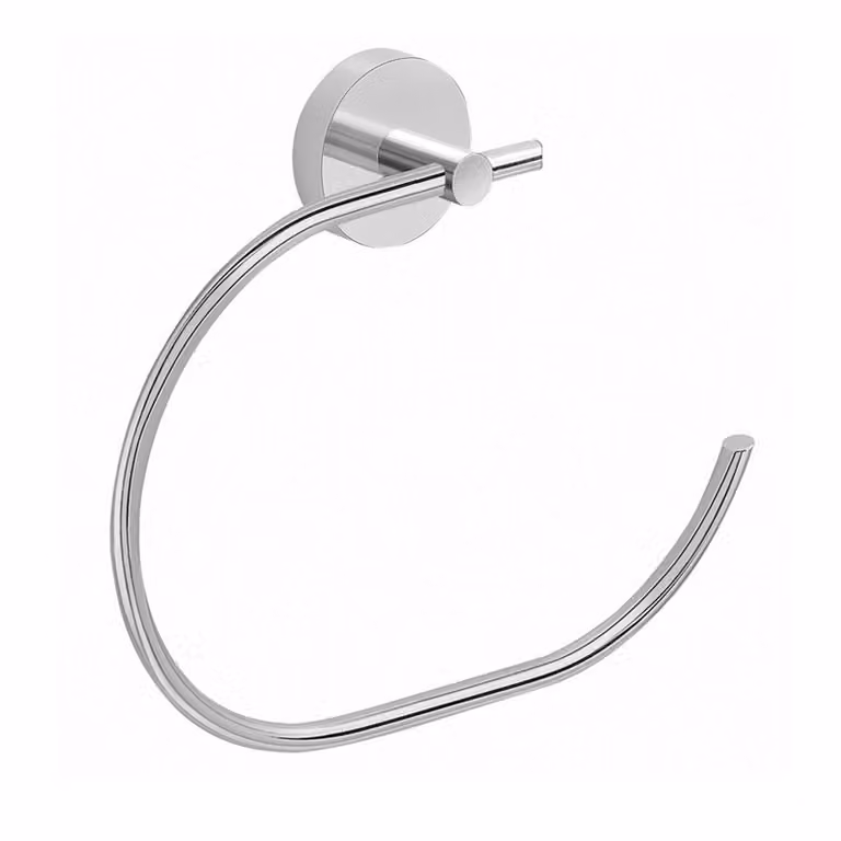 Portasalviette ad anello da muro in acciaio inox e Cromall 2370 Gedy serie EROS Cromato