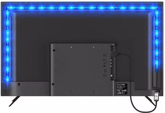 Striscia LED Bluetooth da 2 m per TV e decorazioni