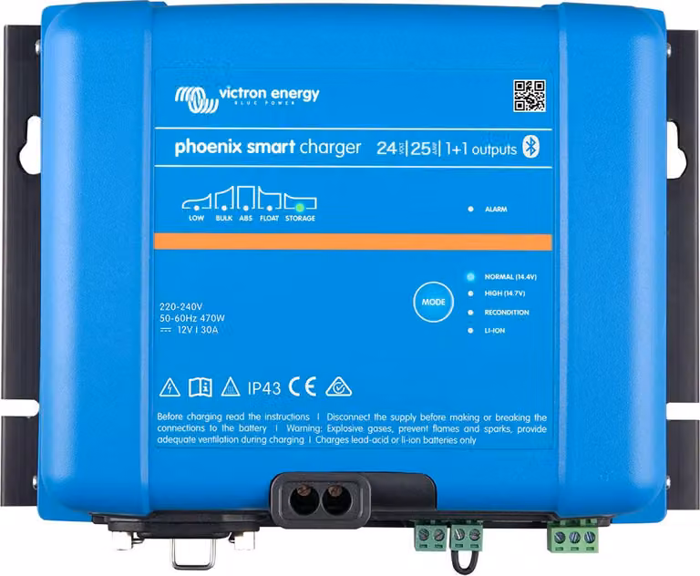 Victron Energy Phoenix Smart IP43 caricatore 24/25(1+1) 120-240V