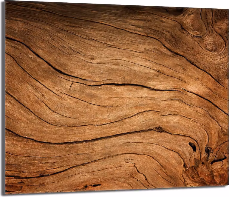 Piastra di protezione del focolare in vetro 60x52 legno