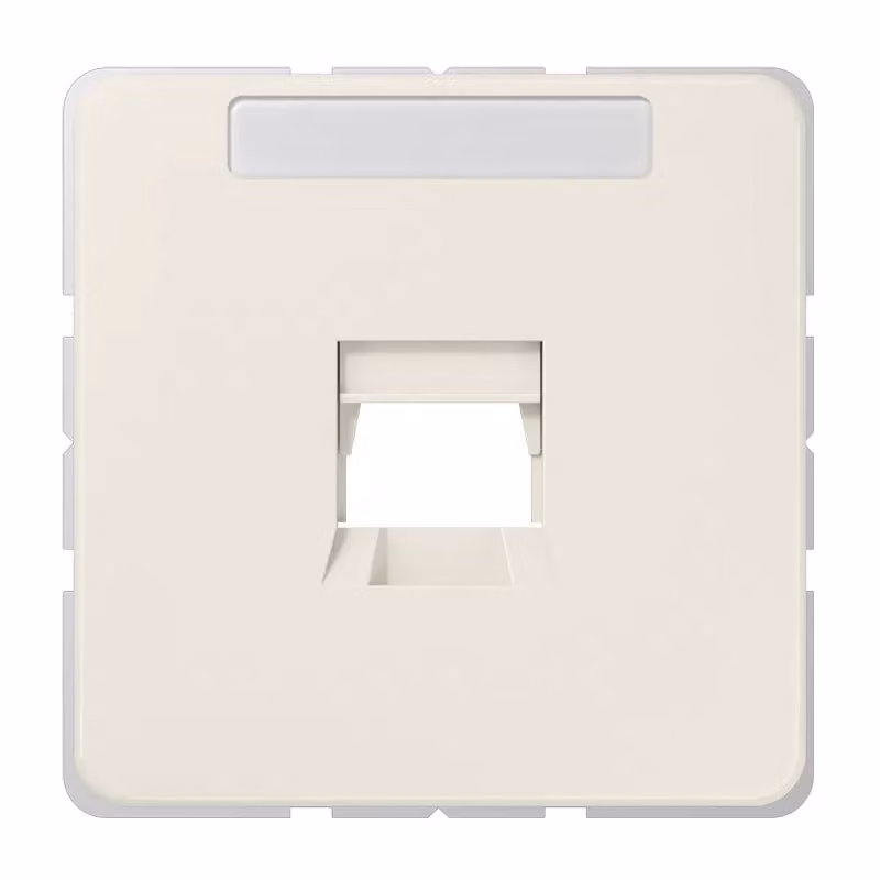 Jung 569-1WE Copertura con campo di scrittura 6 x 37 mm bianco