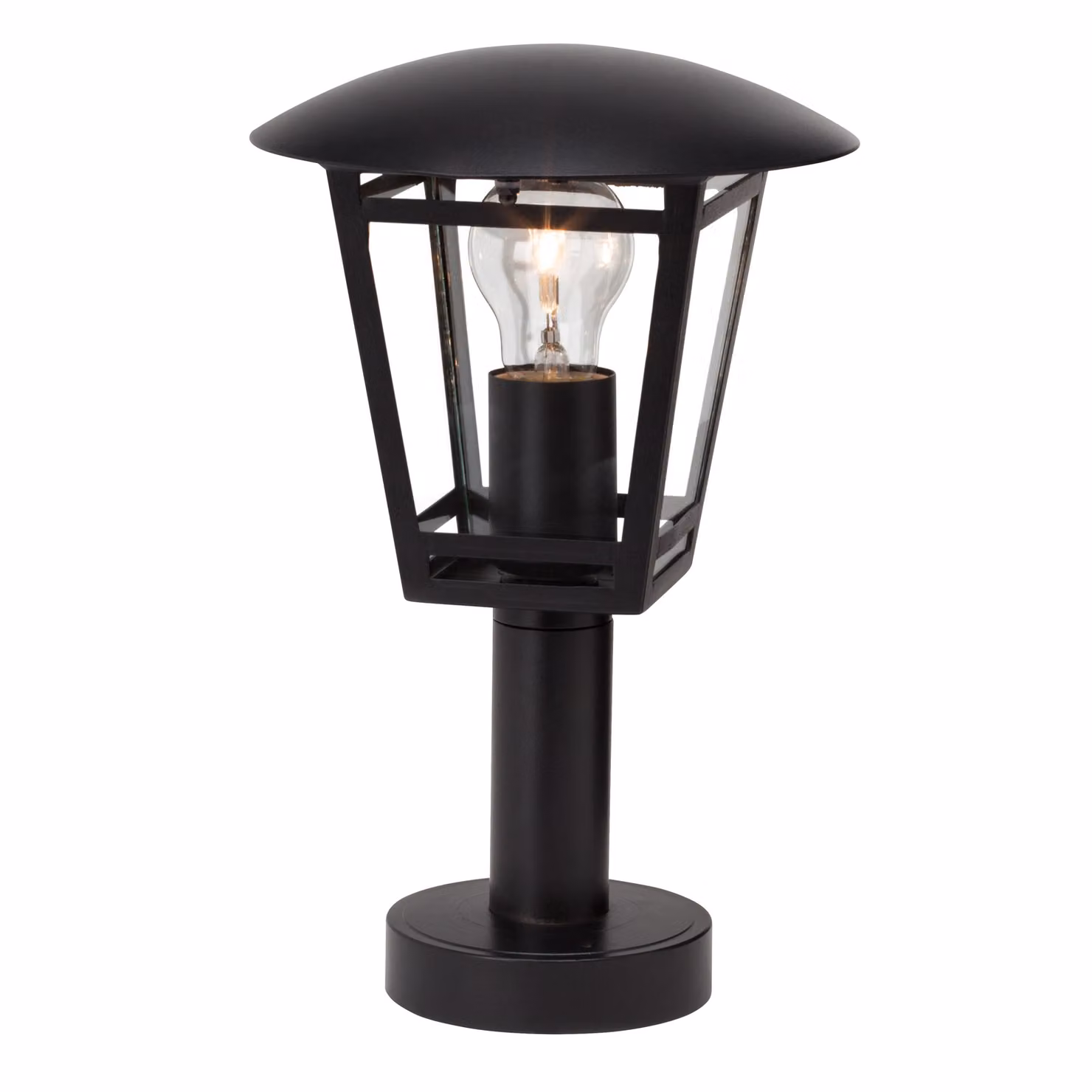 BRILLANTE battiscopa per esterni Riley | luce per esterni| metallo/vetro | nero | IP44 | 1x E27 max. 40 W
