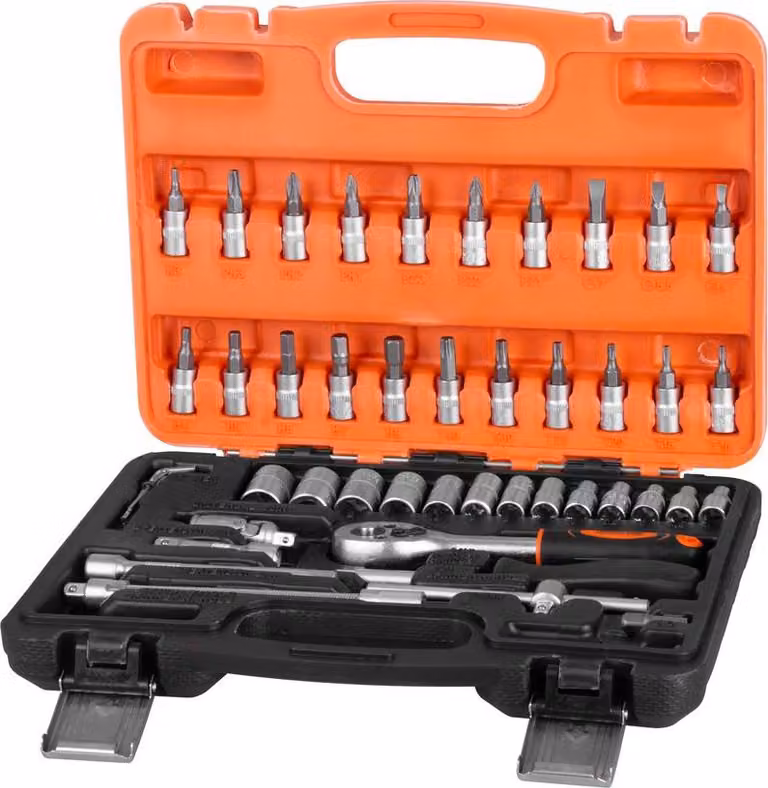 Set di attrezzi Strend Pro S246, 46 pezzi, in valigetta, 1/4"