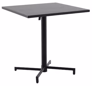 Tavolo da giardino METRO PROFESSIONAL, modello Aveiro, 70 x 70 cm, acciaio, colore grigio
