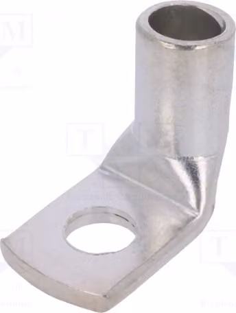 1 x Morsetto a anello: Morsetto a anello tubolare, sezione 25÷35 mm², connessione a vite M8, rame, codice BM 017379, isolato
