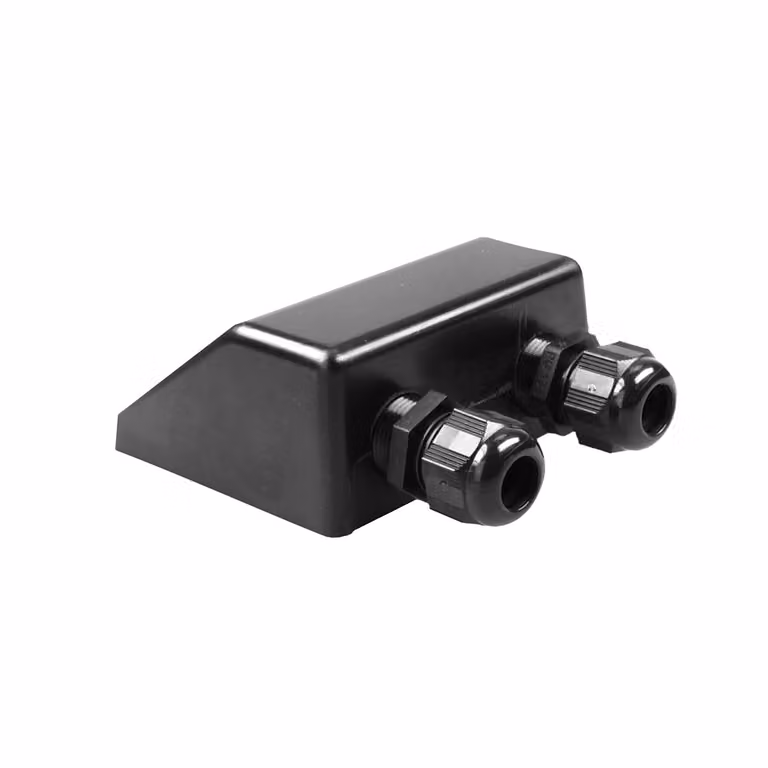 Boccola per tetto Offgridtec© a 2 pieghe Nero pesante per cavi di diametro 3-12 mm
