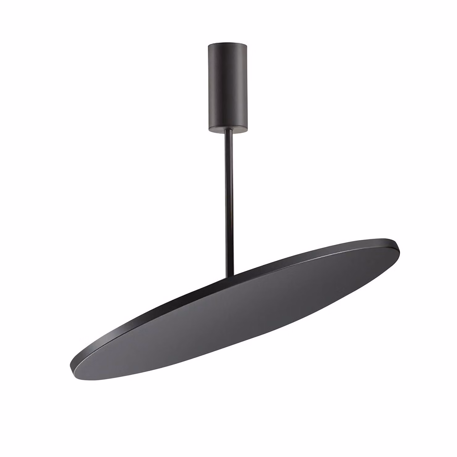OLEV Plafoniera a LED Fluentis, Nero, Soggiorno / Sala da pranzo, Alluminio, Design, Plafoniera LED