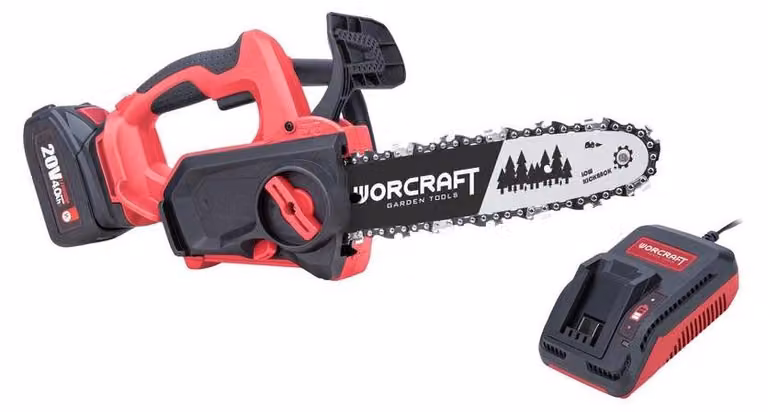 Batteria ricaricabile per utensili WORCRAFT 20 V, 4 Ah Li-Ion, con carica rapida