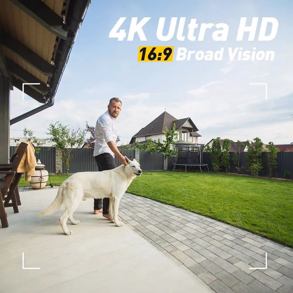 Telecamera di sicurezza - Sistema di telecamere di sicurezza - Videosorveglianza - 4K Ultra HD - Registratore video digitale (DVR) a 8 canali - H.265