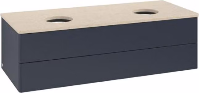 V&B Mobiletto senza struttura frontale Antao 120x36x50cm, WBP botti., md bl. m Lac