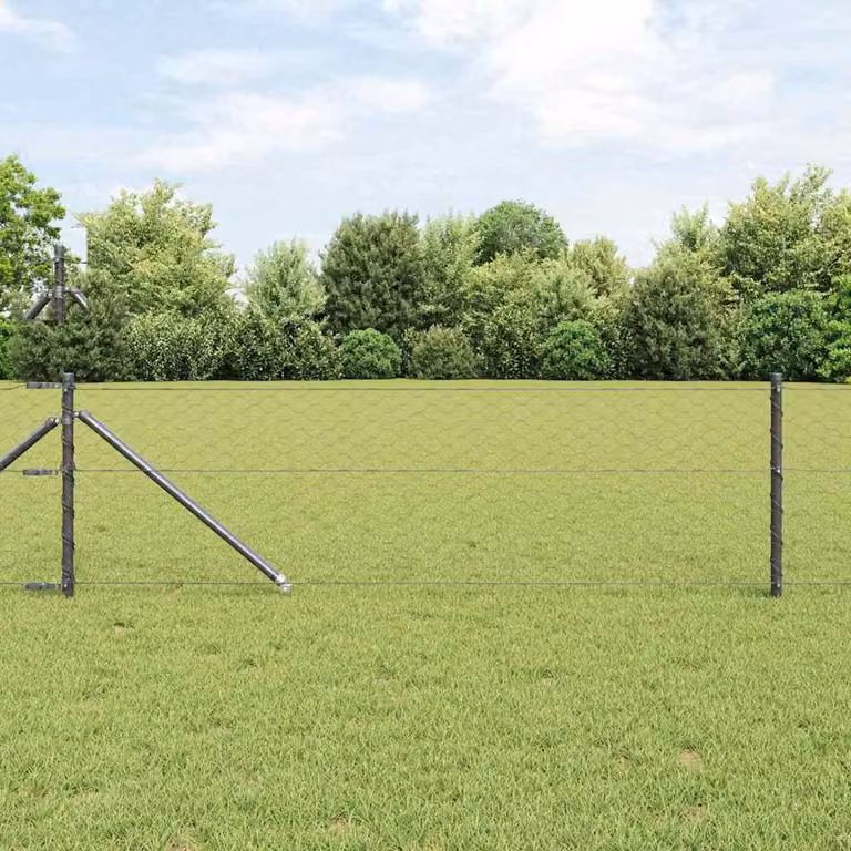 Maison Exclusive - Palo della recinzione Grigio 25 x 0,6 m (rete 50 mm)