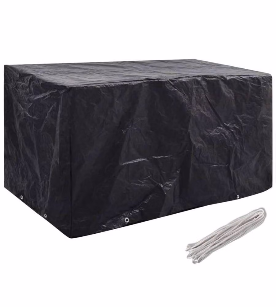 Coperture Arredi Giardino 2pz 8 Occhielli 180x70x90 cm