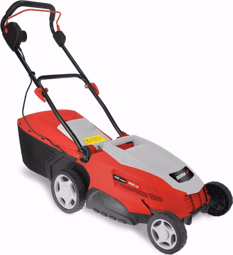 DEDRA tosaerba elettrico 1800W, 42cm, cesto 40l, ruote grandi DED8742