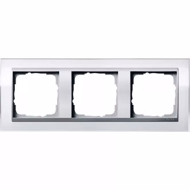 Gira telaio di copertura 3-gang chiaro bianco 0213726