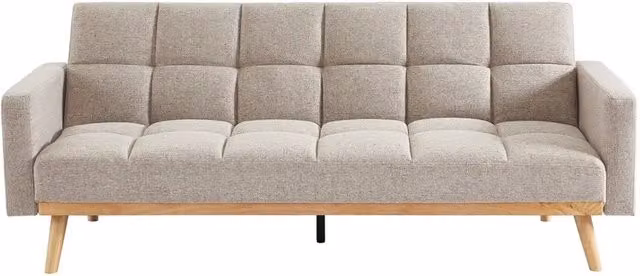 Divano letto 3 posti convertibile beige collezione ADONA