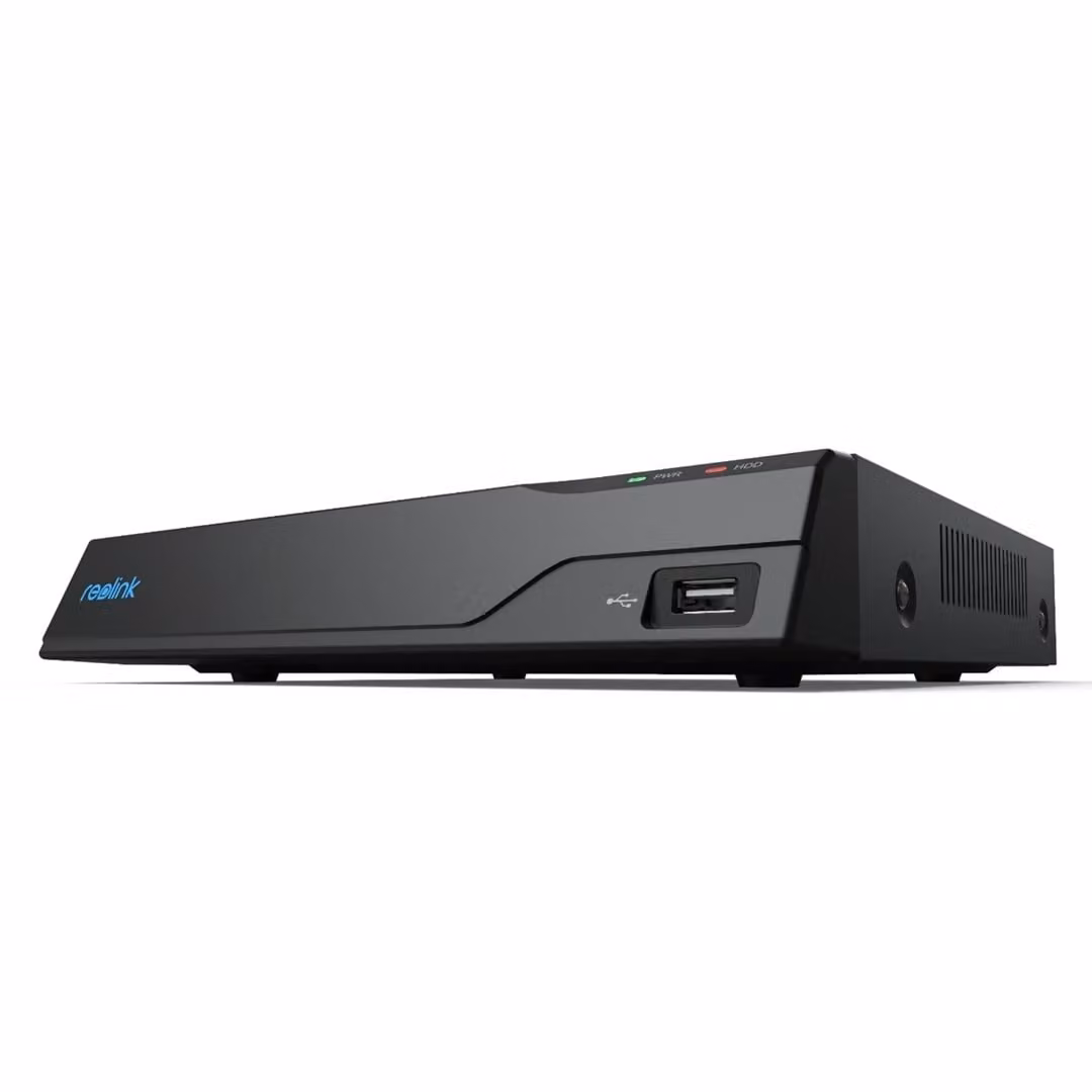 Reolink NVS8(NHD) - NVR PoE a 8 canali per la registrazione 24 ore su 24, 7 giorni su 7 Supporto fino a 16 MP Nessun HDD integrato Capacità di archiviazione fino a 12 TB