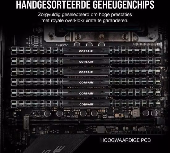 Kit di Memoria Desktop Corsair 16GB DDR4 3200MHz C16 XMP 2.0 Nero