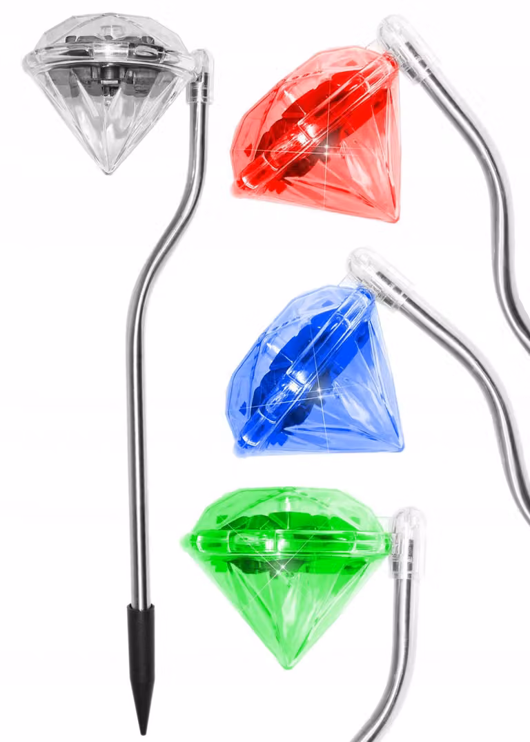 Lampada solare a diamante