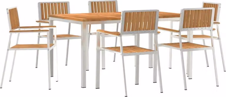 Set da pranzo per esterni 7 pcs