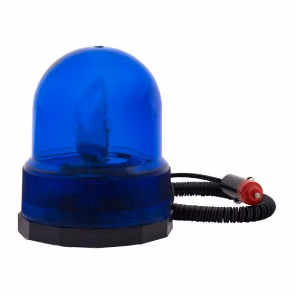 Lampada da viaggio 12 v. blu, scatola