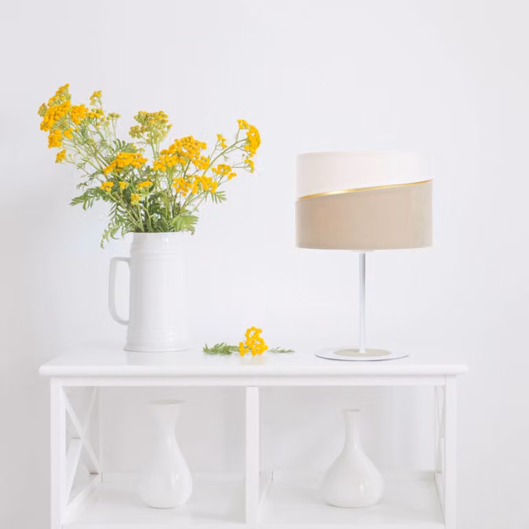 Lampada da tavolo Susan Maco Design, Bianco / Opale, Soggiorno / Sala da pranzo, Metallo, Lampada da tavolo
