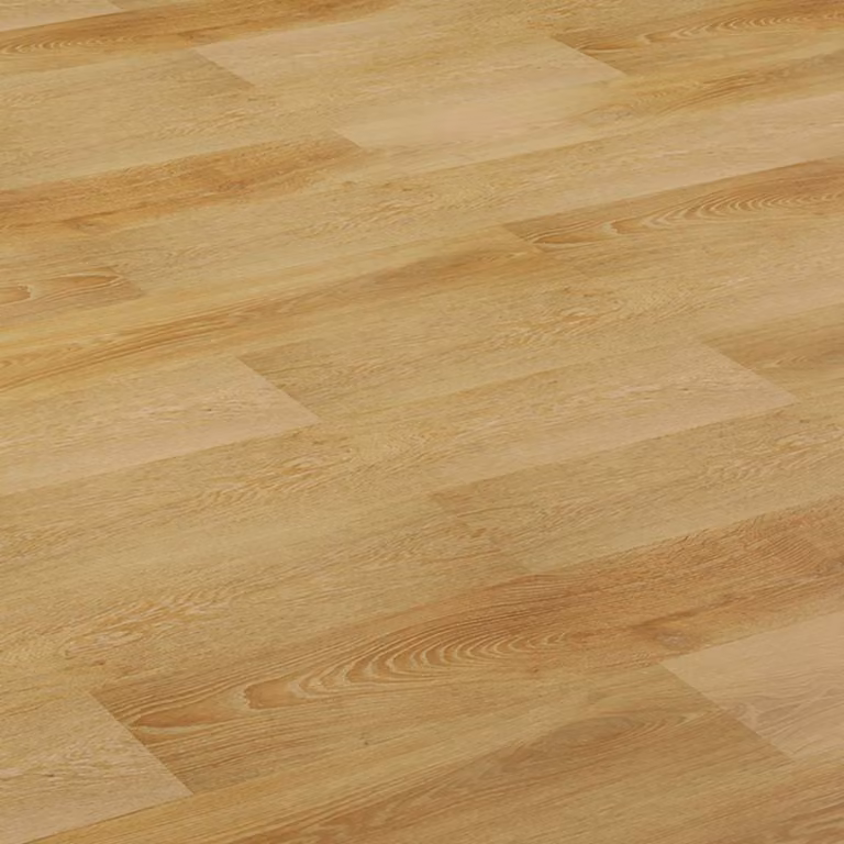 Pavimento laminato, 5 pezzi, color marrone dorato, dimensioni 101 x 20 x 0,8 cm