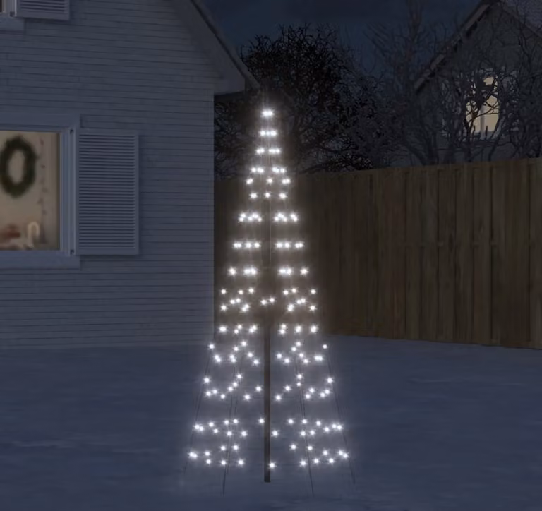 Maison Exclusive - Albero di Natale a LED, 200 luci, bianco freddo, 180 cm
