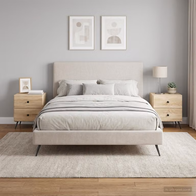 Set di 2 Armadi da Notte vidaXL in Rovere Sonoma, L 43 cm x P 34,5 cm x H 47,5 cm