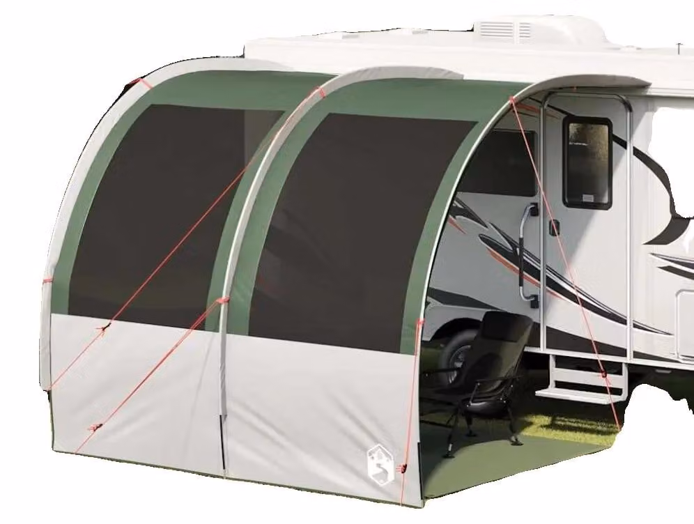 Tenda da esterno, dimensioni 260 cm x 300 cm x 260 cm, materiale resistente all'acqua, resistenza al vento fino a 50 km/h, protezione UV, design portatile