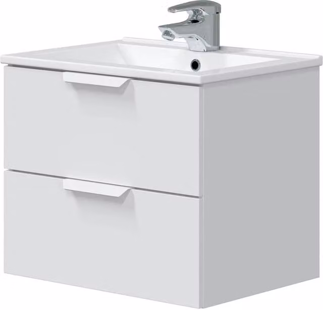 Mobile bagno sospeso ONE DH cm 50x60x45 Bianco Lucido
