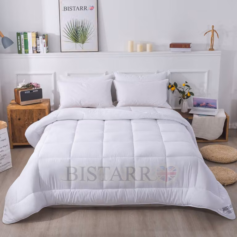 Copertura per letto in microfibra, 13,5 tog, per letto singolo – morbida e traspirante